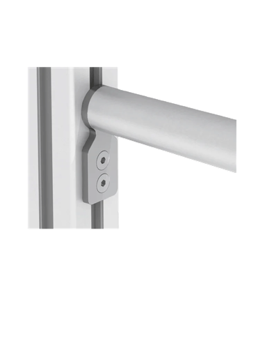 Verbindungsplatte für rechtwinklige Profile mit Rundprofil D28mm