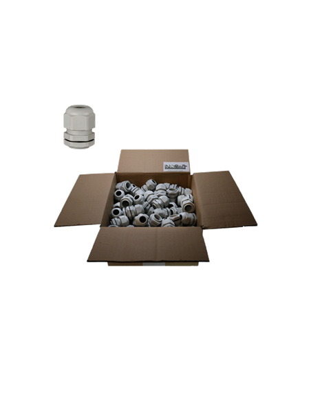 Kabelverschraubung grau, M12 - M25,  100-Stück-Packung