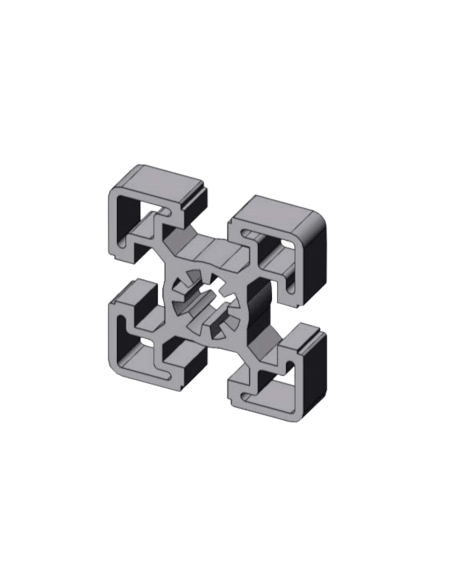 Aluminium-Strebenprofil 45x45, schwere Ausführung