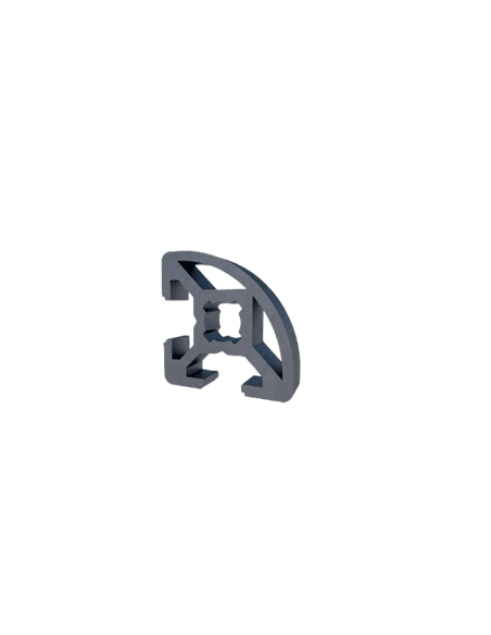 Aluminium-Strebenprofil 20x20R