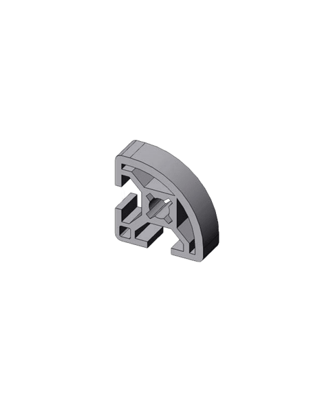 Aluminium-Strebenprofil 30x30R