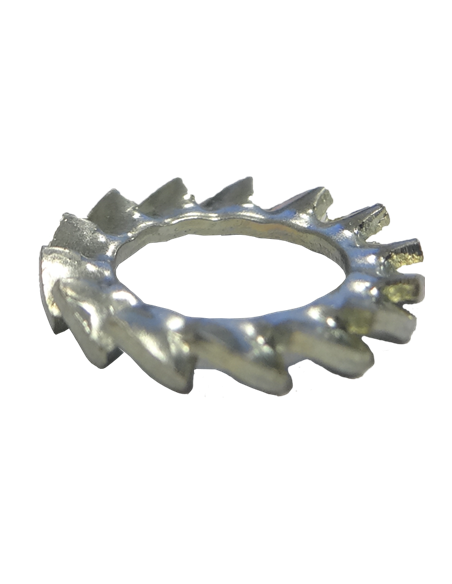 Fächerscheibe, außengezahnt DIN-6798-A Stahl verzinkt