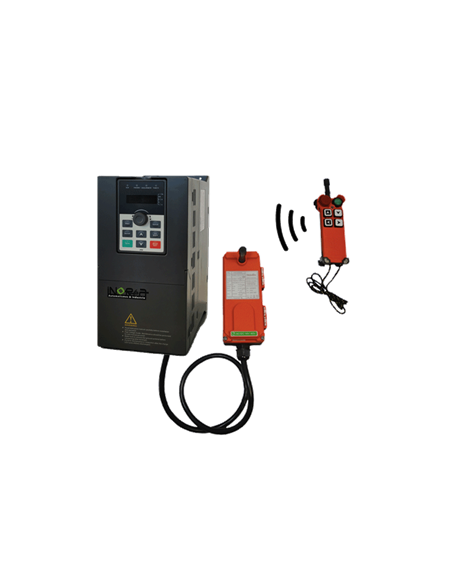 Frequenzumrichter 1Ph-3Ph 0,75kW mit Funkfernsteuerung