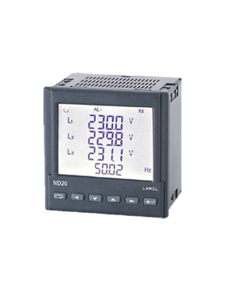 Wattmeter ND 20 Drehstrom 230/400V 5A V, I, P, (Q, S), F| EASI-Spare