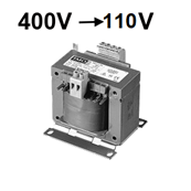 Transformator einphasig 400V=> 110V