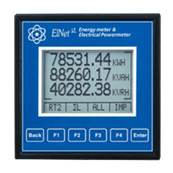 Elnet LT Leistungsmesser, V, I, P (Q, S), F, PF, Oberschwingung LCD-Display