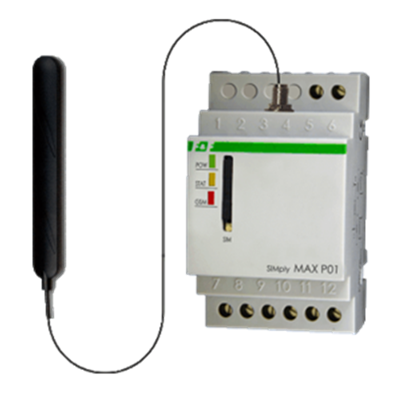 GSM Fernsteuerungsrelais Simplymax MAX_P03 zur Temperatur- und Alarmsteuerung
