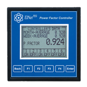 Elnet PFC wattmeter,  cosPHI-Regler, 6 Stufig