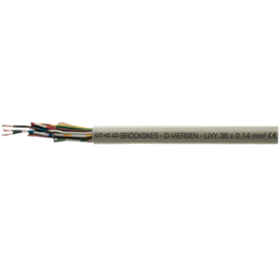 Flexibles electrisches mehradriges Kabel 0.25mm² multiflex