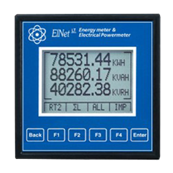 Elnet LT/TCP/IP Wattmeter V, I, P (Q, S), F, PF, harm.  Ethernet TCPIP