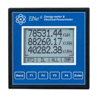 Elnet LT Leistungsmesser, V, I, P (Q, S), F, PF, Oberschwingung LCD-Display